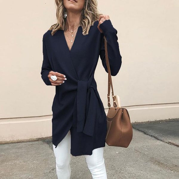 women's wool & blends women casual solid leather tied up v neck open front suit outwear overcoat coat pocket ladies elegant long sleeve, Black
women's wool & blends women casual solid leather tied up v neck open front suit outwear overcoat coat pocket ladies elegant long sleeve, Black