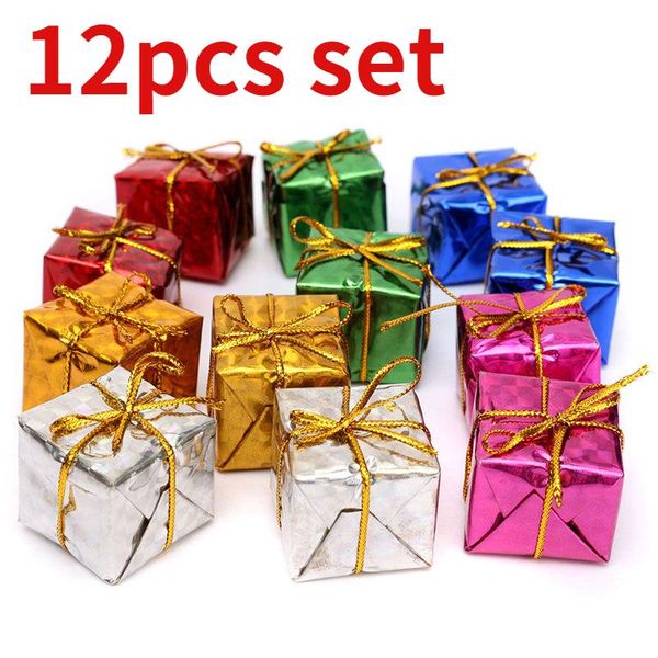 charms 12pcs/set mixed color mini christmas ornaments foam gift candy box xmas tree hanging pendant party decor, Bronze;silver
charms 12pcs/set mixed color mini christmas ornaments foam gift candy box xmas tree hanging pendant party decor, Bronze;silver