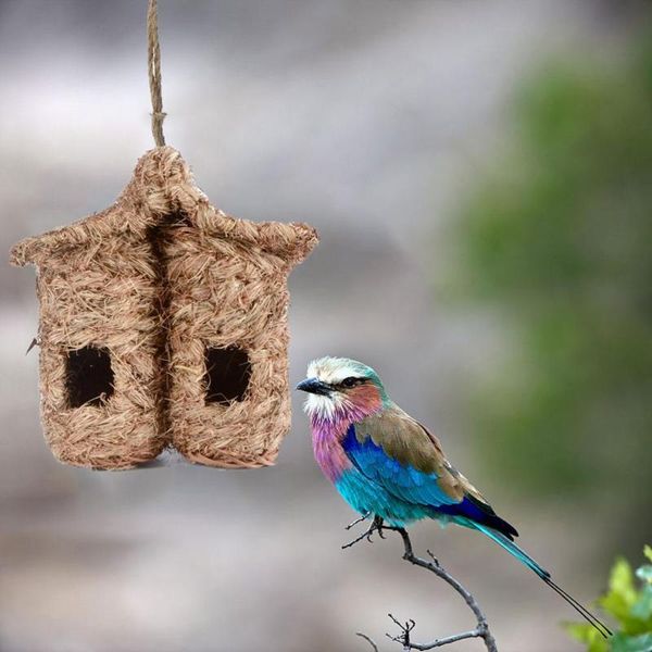 saim straw bird nest house for parrots natural grass birdhouse cage home yard decoration small breeding cages
saim straw bird nest house for parrots natural grass birdhouse cage home yard decoration small breeding cages