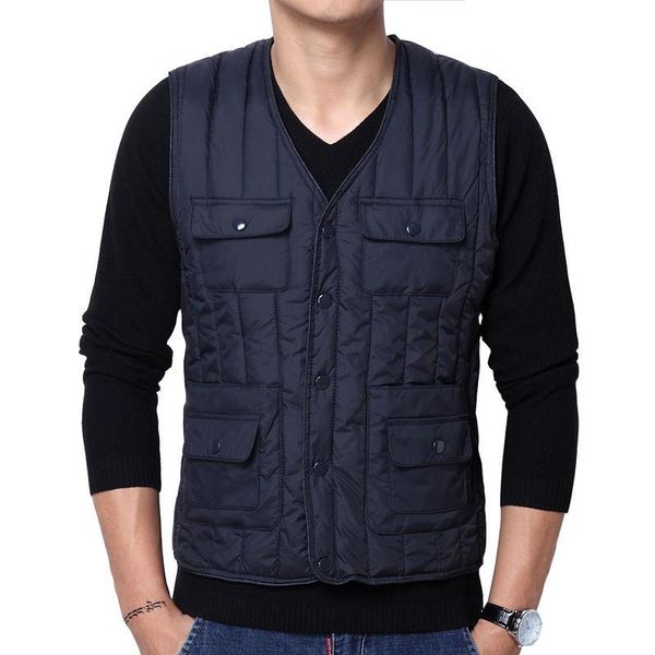 men's vests 2021 winter fashion slim fit large size thickened leisure warm vest, Black;white
men's vests 2021 winter fashion slim fit large size thickened leisure warm vest, Black;white
