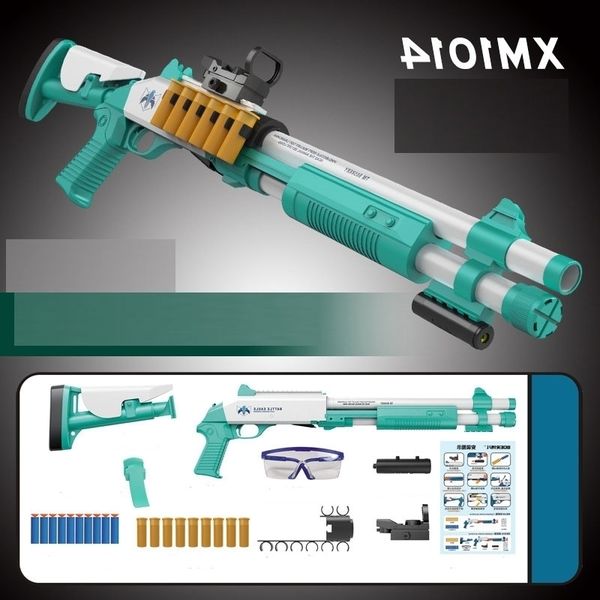 5444xm1014 soft shell ejection launcher toy rifle gun foam dart pistol model manual plastic blaster armas for kid outdoor game
5444xm1014 soft shell ejection launcher toy rifle gun foam dart pistol model manual plastic blaster armas for kid outdoor game