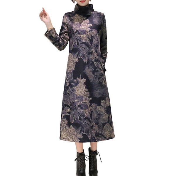 casual dresses 4xl vestidos de festa plus size 2021 middle-aged winter high-necked wool dress women fashion loose femme party vadim 332, Black;gray
casual dresses 4xl vestidos de festa plus size 2021 middle-aged winter high-necked wool dress women fashion loose femme party vadim 332, Black;gray