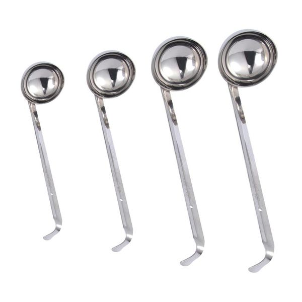 spoons 4pcs hanging hook ladle stainless steel long handle heavy duty serve soups for kitchen cooking utensils
spoons 4pcs hanging hook ladle stainless steel long handle heavy duty serve soups for kitchen cooking utensils