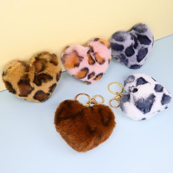 keychains cute plush love keychain pendant unique leopard pattern ladies bag accessories couples give each other valentine's day gifts, Silver
keychains cute plush love keychain pendant unique leopard pattern ladies bag accessories couples give each other valentine's day gifts, Silver