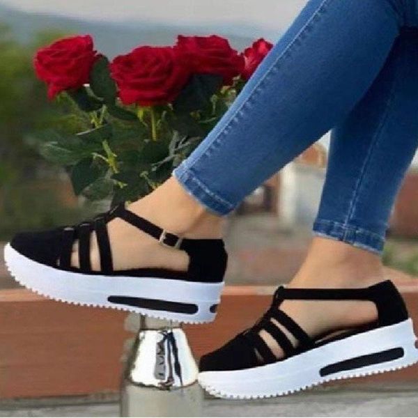 rimocy summer platform beach sandals women fashion hollow out thick sole sport sandalias mujer outdoor comfortable casual shoes, Black
rimocy summer platform beach sandals women fashion hollow out thick sole sport sandalias mujer outdoor comfortable casual shoes, Black