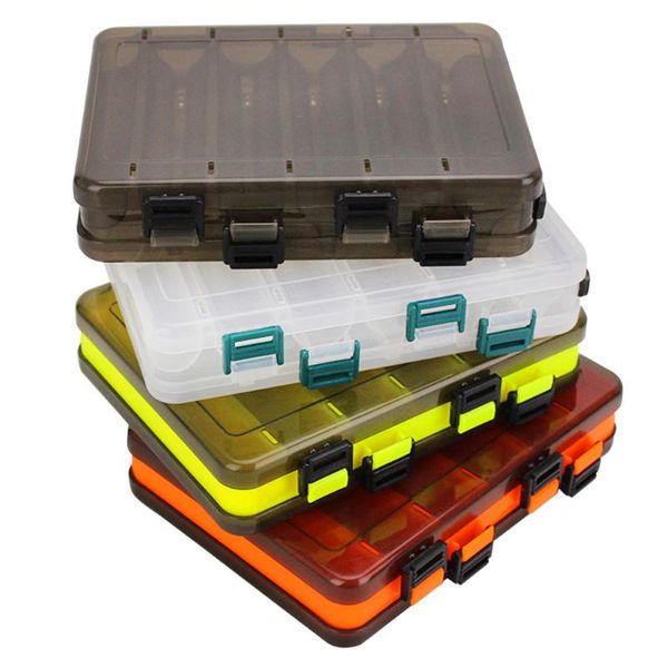 14/10 grids fishing box for lures double sided hook bait boxes tackle storage high strength supplies accessories
14/10 grids fishing box for lures double sided hook bait boxes tackle storage high strength supplies accessories