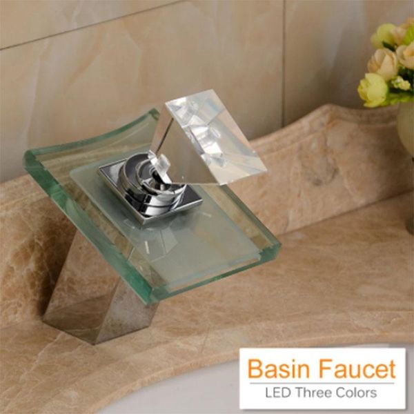 zhang ji led light basin faucet waterfall taps, 3 colors change single hole deck mounted water bathroom sink tap faucets
zhang ji led light basin faucet waterfall taps, 3 colors change single hole deck mounted water bathroom sink tap faucets