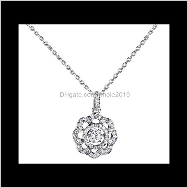 necklaces & pendants jewelry drop delivery 2021 fashionable s925 sterling sier rotatable zirconia flash pendant 18 inch fine flower pattern, Silver
necklaces & pendants jewelry drop delivery 2021 fashionable s925 sterling sier rotatable zirconia flash pendant 18 inch fine flower pattern, Silver