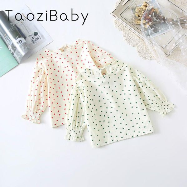 shirts girls blouse 2021 spring girls' lovely polka dot ribbon baby shirt south korean round neck lantern sleeve top, White;black
shirts girls blouse 2021 spring girls' lovely polka dot ribbon baby shirt south korean round neck lantern sleeve top, White;black