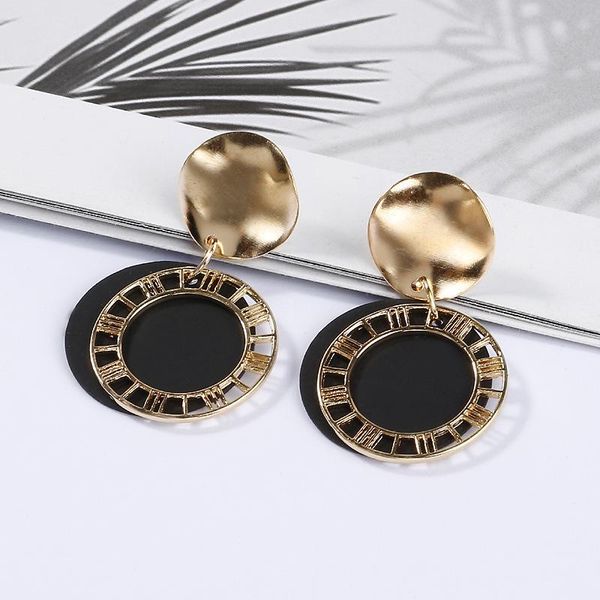 dangle & chandelier roman numerals creative retro trend fashion sequin hollow disc candy color earrings gentle temperament ladys pendientes, Silver
dangle & chandelier roman numerals creative retro trend fashion sequin hollow disc candy color earrings gentle temperament ladys pendientes, Silver