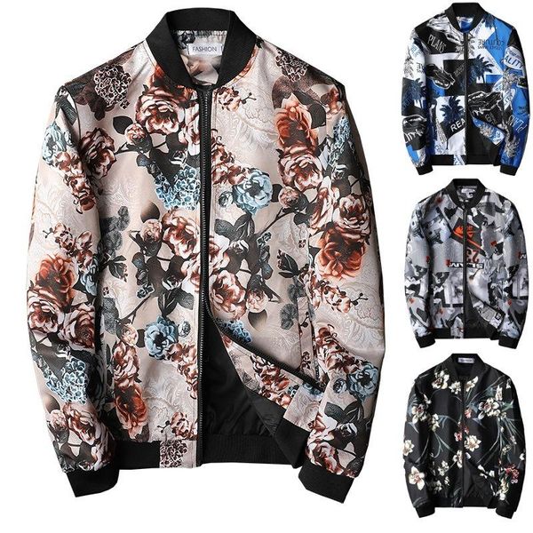 spring/summer men's wear european and american casual print loose-fitting baseball jacket chinese wind windbreaker jackets, Black;brown
spring/summer men's wear european and american casual print loose-fitting baseball jacket chinese wind windbreaker jackets, Black;brown