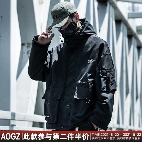 men's jackets national tide functional wind jacket male ins spring and autumn brand couple all-match tooling, Black;brown
men's jackets national tide functional wind jacket male ins spring and autumn brand couple all-match tooling, Black;brown