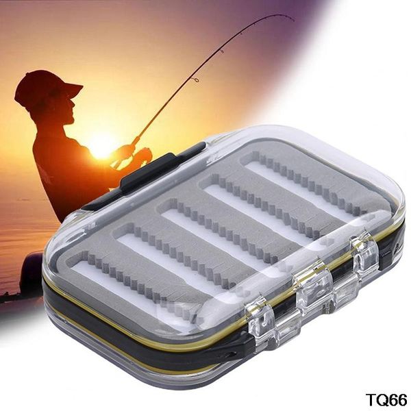 fishing accessories box lightweight pocket size practical double-sides tackle for salt water flies
fishing accessories box lightweight pocket size practical double-sides tackle for salt water flies