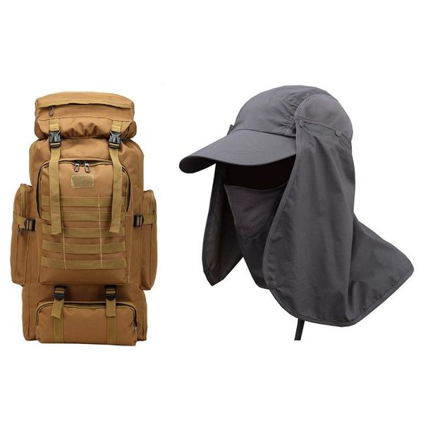 hunting camping rucksack mountaineering outdoor sport bags yellow with fishing caps hiking visor hat
hunting camping rucksack mountaineering outdoor sport bags yellow with fishing caps hiking visor hat