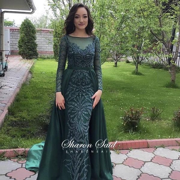 party dresses emerald green mermaid muslim evening dress long sleeve overskirt beaded royal blue dubai formal arabic gowns, White;black
party dresses emerald green mermaid muslim evening dress long sleeve overskirt beaded royal blue dubai formal arabic gowns, White;black