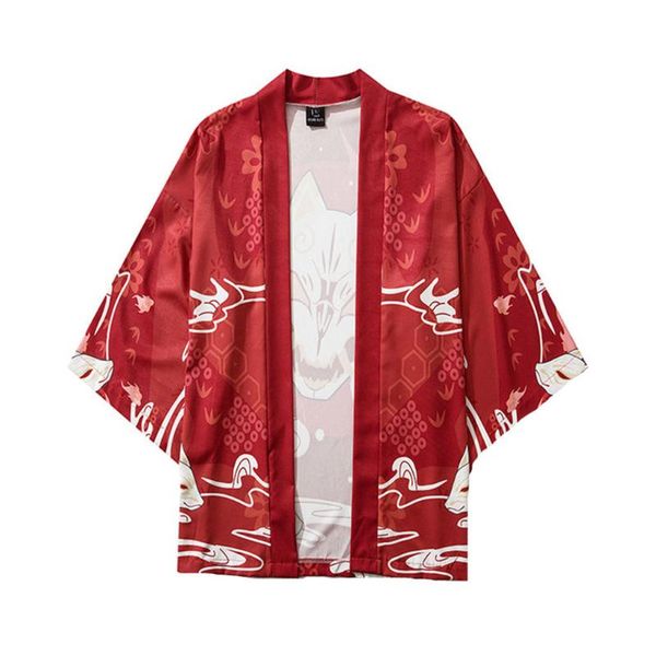 five point sleeves kimono traditional yukata cardigan men asian clothing beach thin coat casual shirts japan men's, White;black
five point sleeves kimono traditional yukata cardigan men asian clothing beach thin coat casual shirts japan men's, White;black