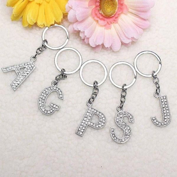 keychains dewtreetali 1 pieces english letters a-m keychain personality creative key chain car crystal alloy chains rings, Silver
keychains dewtreetali 1 pieces english letters a-m keychain personality creative key chain car crystal alloy chains rings, Silver