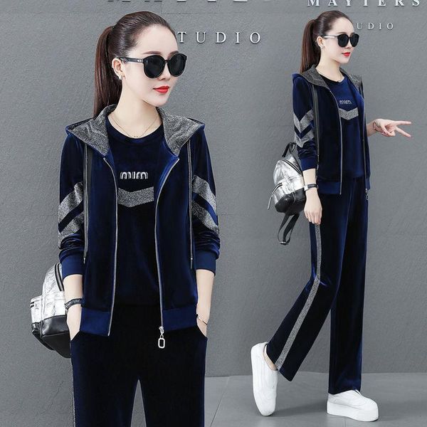 women's two piece pants velour 3 sets women tracksuit velvet pant woman solid hooded zipper and suit fashion streewear 2021 -4xl, White
women's two piece pants velour 3 sets women tracksuit velvet pant woman solid hooded zipper and suit fashion streewear 2021 -4xl, White