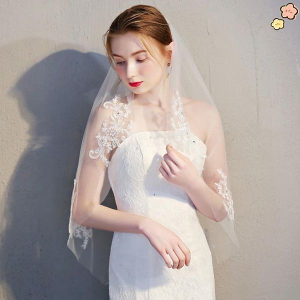 bridal veils single layer soft yarn sweet luxury elegant crystal veil with comb short for bride marriage wedding accessories, Black
bridal veils single layer soft yarn sweet luxury elegant crystal veil with comb short for bride marriage wedding accessories, Black