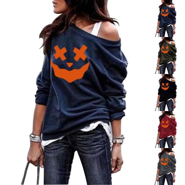 women's hoodies & sweatshirts chic print halloween round neck long sleeve strapless solid color spring autumn casual pullovers sweatshi, Black
women's hoodies & sweatshirts chic print halloween round neck long sleeve strapless solid color spring autumn casual pullovers sweatshi, Black