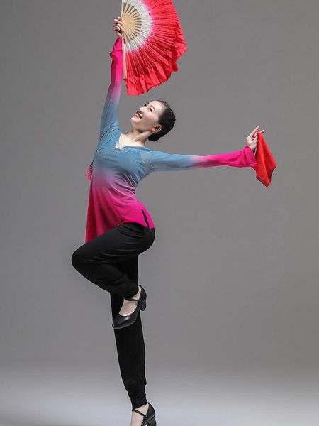 ethnic clothing classical dance performance clothes female body rhyme gauze elegant practice adult, Red
ethnic clothing classical dance performance clothes female body rhyme gauze elegant practice adult, Red