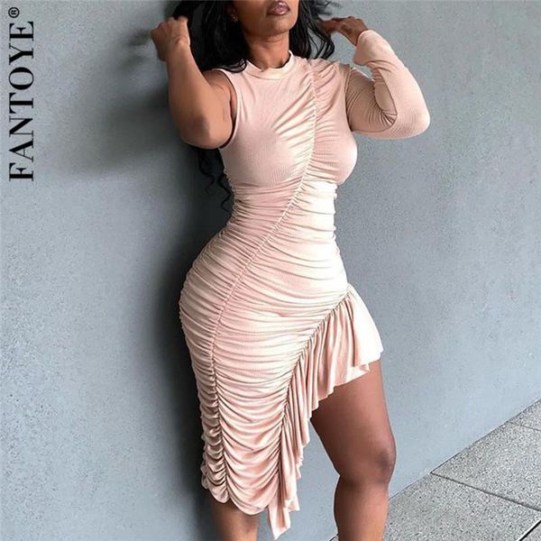 casual dresses fantoye asymmetry ruched one sleeve full dress women autumn skinny draped short solid pink partywear ladies vestidos, Black;gray
casual dresses fantoye asymmetry ruched one sleeve full dress women autumn skinny draped short solid pink partywear ladies vestidos, Black;gray