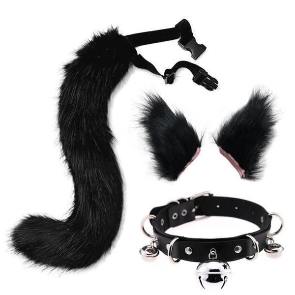 plush cat ears hair clip furry wolf tail with faux leather bell neck choker necklace set anime animal cosplay costume accessories8695825
plush cat ears hair clip furry wolf tail with faux leather bell neck choker necklace set anime animal cosplay costume accessories8695825
