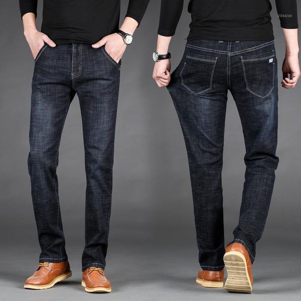 men's jeans 2021 spring summer thin business fashion slim fit denim trousers stretch brand pants blue black big size 28-46
men's jeans 2021 spring summer thin business fashion slim fit denim trousers stretch brand pants blue black big size 28-46