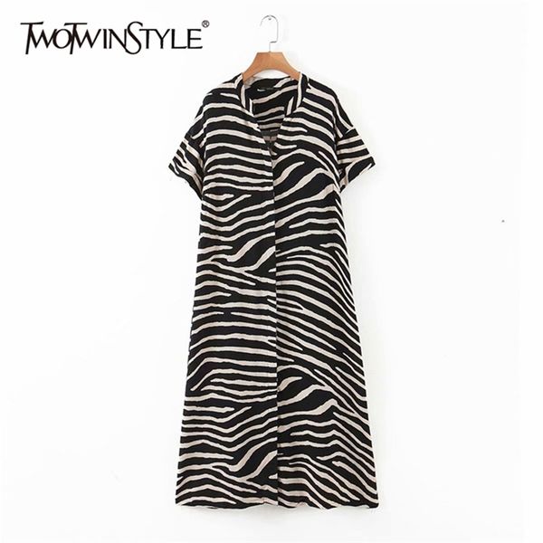 casual loose hit color dress for women v neck short sleeve print zebra midi dresses female fashion clothing 210520, Black;gray
casual loose hit color dress for women v neck short sleeve print zebra midi dresses female fashion clothing 210520, Black;gray