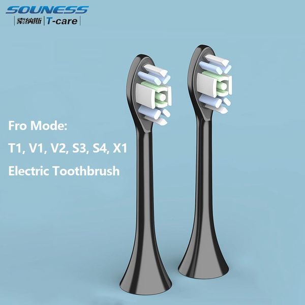 smart electric toothbrush replacement brush head for t1/ v1/ v2/ s3/ s4/ x1 copper bristle cleaning care
