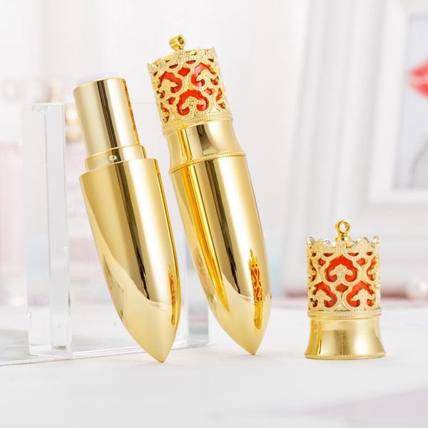storage bottles & jars 12.1mm gold crown elegant lipstick lip rouge packing bottle, cosmetic blam gloss refillable container makeup beauty t
storage bottles & jars 12.1mm gold crown elegant lipstick lip rouge packing bottle, cosmetic blam gloss refillable container makeup beauty t