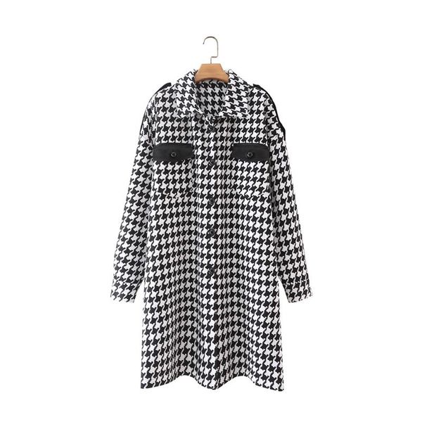 women's jackets women 2022 fashion houndstooth shoulder cloth patch pocket design coat retro long sleeve double streetwear, Black;brown
women's jackets women 2022 fashion houndstooth shoulder cloth patch pocket design coat retro long sleeve double streetwear, Black;brown