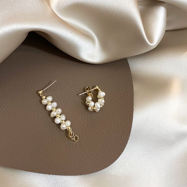 korea east gate fashion earrings women cool temperament freshwater pearl simple, Silver
korea east gate fashion earrings women cool temperament freshwater pearl simple, Silver