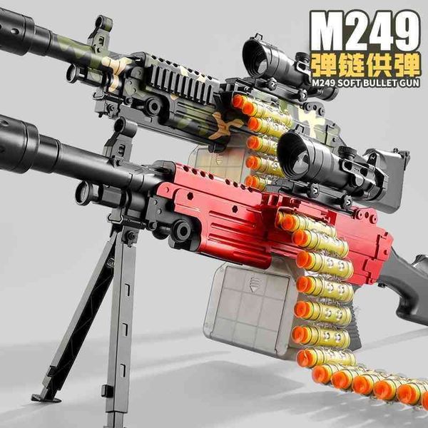 large children's manual m249 pineapple chain soft bullet toy model heavy machine gun boy's gift
large children's manual m249 pineapple chain soft bullet toy model heavy machine gun boy's gift