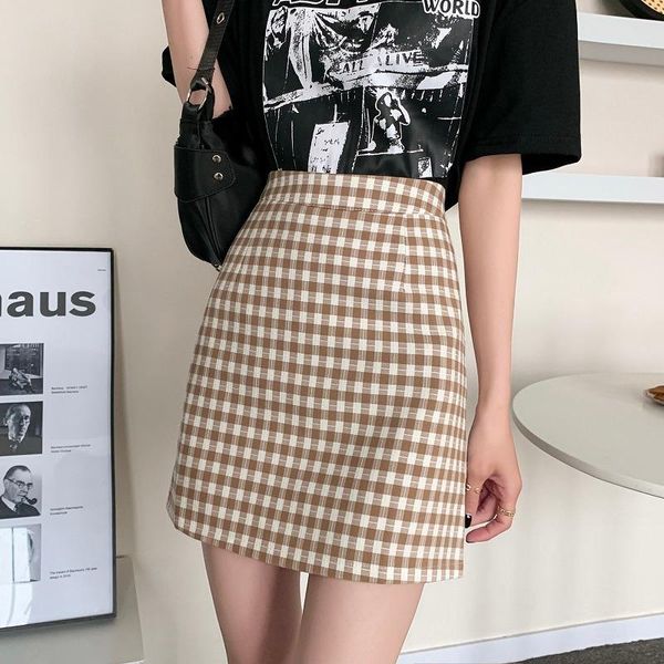 skirts spring/summer 2021 korean version of retro hong kong-style high-waisted slim plaid a-line skirt female short, Black
skirts spring/summer 2021 korean version of retro hong kong-style high-waisted slim plaid a-line skirt female short, Black