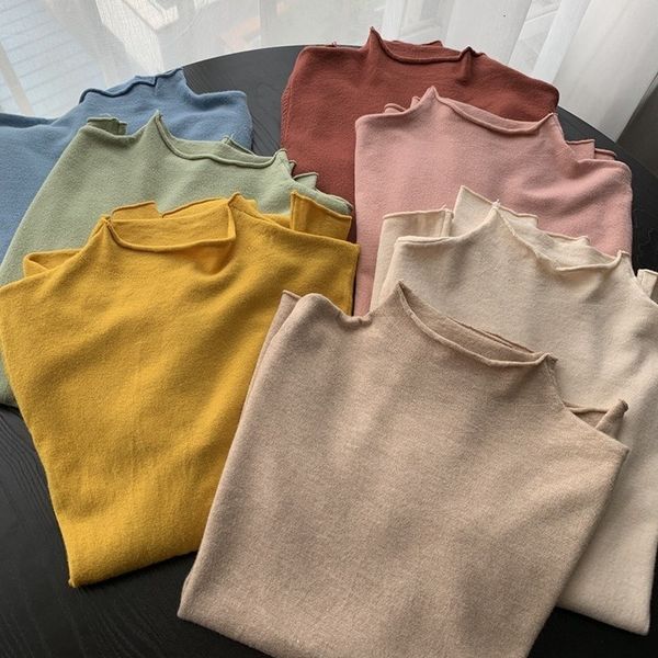 women's sweaters winter/autumn turtleneck sweater fashion long-sleeved elastic slim woman knitted simple solid women jumper 4c3t, White;black
women's sweaters winter/autumn turtleneck sweater fashion long-sleeved elastic slim woman knitted simple solid women jumper 4c3t, White;black