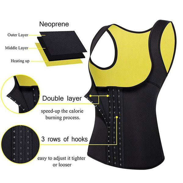 women's shapers 2021 women waist trainer girdles slimming belt cincher corset neoprene shaperwear vest tummy belly girdle body, Black;white
women's shapers 2021 women waist trainer girdles slimming belt cincher corset neoprene shaperwear vest tummy belly girdle body, Black;white