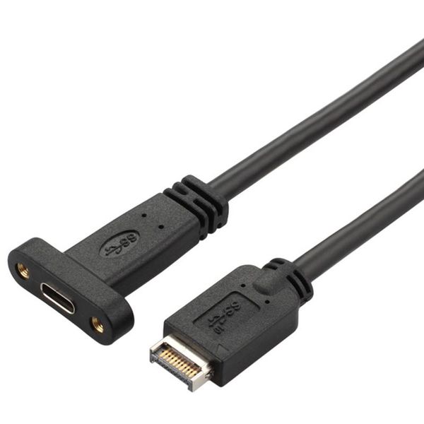 video cables & connectors usb3.1 usb 3.1 front panel header type-e type e to usb-c type-c c female extension cable with mount screw.
video cables & connectors usb3.1 usb 3.1 front panel header type-e type e to usb-c type-c c female extension cable with mount screw.