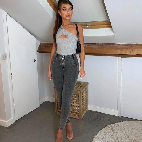 women's jeans grey mid waist 2021 woman super skinny high elastic cotton material pencil jegging, Blue
women's jeans grey mid waist 2021 woman super skinny high elastic cotton material pencil jegging, Blue