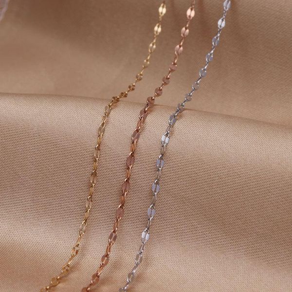 chains elegant 18k yellow gold lip cross chain necklace for women rose clavicle wedding birthday fine jewelry gift, Silver
chains elegant 18k yellow gold lip cross chain necklace for women rose clavicle wedding birthday fine jewelry gift, Silver