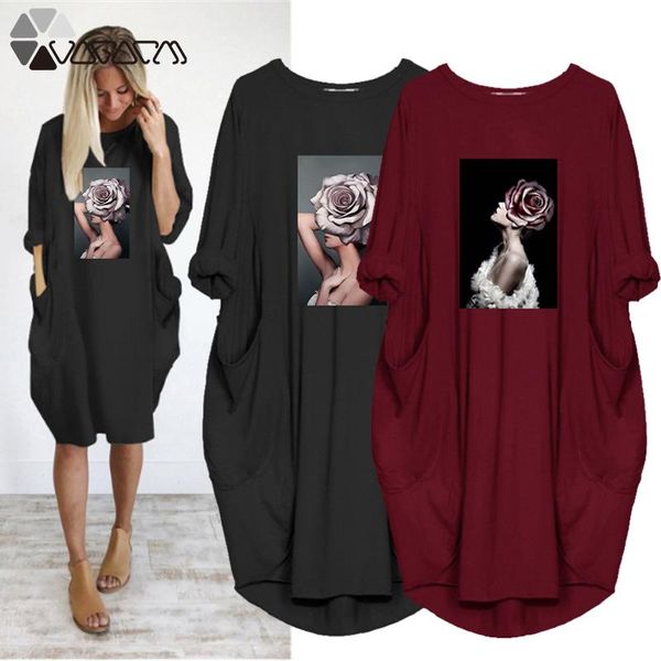 casual dresses plus size long sleeve women loose black vintage vouge girl print fall midi o neck pockets streetwear robe vestido, Black;gray
casual dresses plus size long sleeve women loose black vintage vouge girl print fall midi o neck pockets streetwear robe vestido, Black;gray