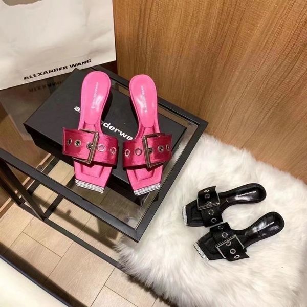 high version king metal button high heels aw diamond square head flip-flop wear thin heel open toe sandals fairy style, Black
high version king metal button high heels aw diamond square head flip-flop wear thin heel open toe sandals fairy style, Black