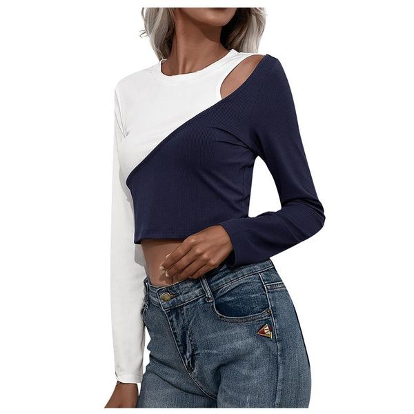 women's blouses & shirts plus size womens and fashion short blouse navel long sleeve patchwork blusas mujer de moda 2021, White
women's blouses & shirts plus size womens and fashion short blouse navel long sleeve patchwork blusas mujer de moda 2021, White