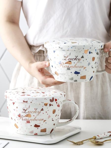 1100ml creative ceramic mug with cover special slotted cup breakfast bowl home office fancy gift for tea drinker bowls
1100ml creative ceramic mug with cover special slotted cup breakfast bowl home office fancy gift for tea drinker bowls