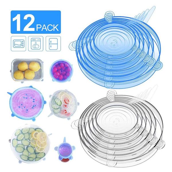 kitchen storage & organization lmetjma 6/12pcs reusable silicone stretch lids fresh keeping covers compression universal kc0338
kitchen storage & organization lmetjma 6/12pcs reusable silicone stretch lids fresh keeping covers compression universal kc0338