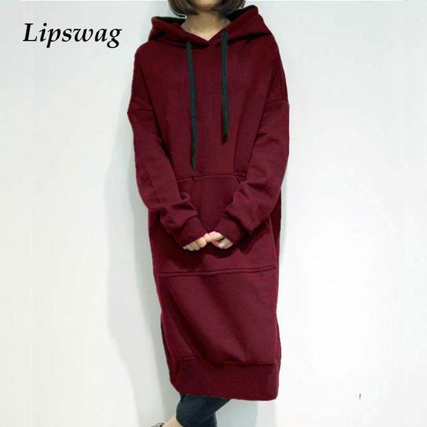 casual dresses women autumn winter solid hooded dress loose pocket long sleeve midi female plus size pullover sweatshirt, Black;gray
casual dresses women autumn winter solid hooded dress loose pocket long sleeve midi female plus size pullover sweatshirt, Black;gray