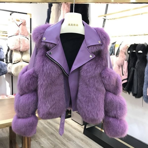 coat fashion real fox fur coats with genuine sheepskin leather wholeskin natural jacket vest outwear luxury women winter new, Black
coat fashion real fox fur coats with genuine sheepskin leather wholeskin natural jacket vest outwear luxury women winter new, Black