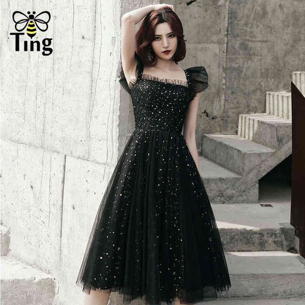 luxury glitter vintage black swan a line party night dresses ruched strap fitted waist kee length mesh bling dress 210513, Black;gray
luxury glitter vintage black swan a line party night dresses ruched strap fitted waist kee length mesh bling dress 210513, Black;gray