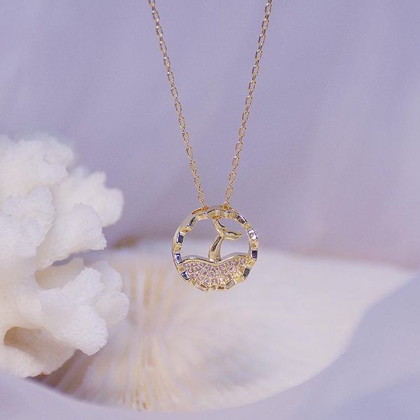 chains ins delicate crystal fish tail charm pendant&necklaces for women chain choker necklaces gift, Silver
chains ins delicate crystal fish tail charm pendant&necklaces for women chain choker necklaces gift, Silver