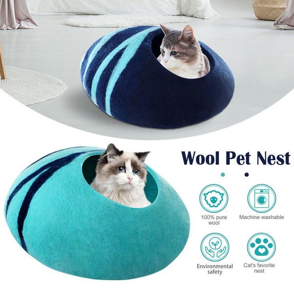 cat beds & furniture willstar blue felt cave creative oval shape sleeping bed house for small soft wool kitten puppy pets supply
cat beds & furniture willstar blue felt cave creative oval shape sleeping bed house for small soft wool kitten puppy pets supply